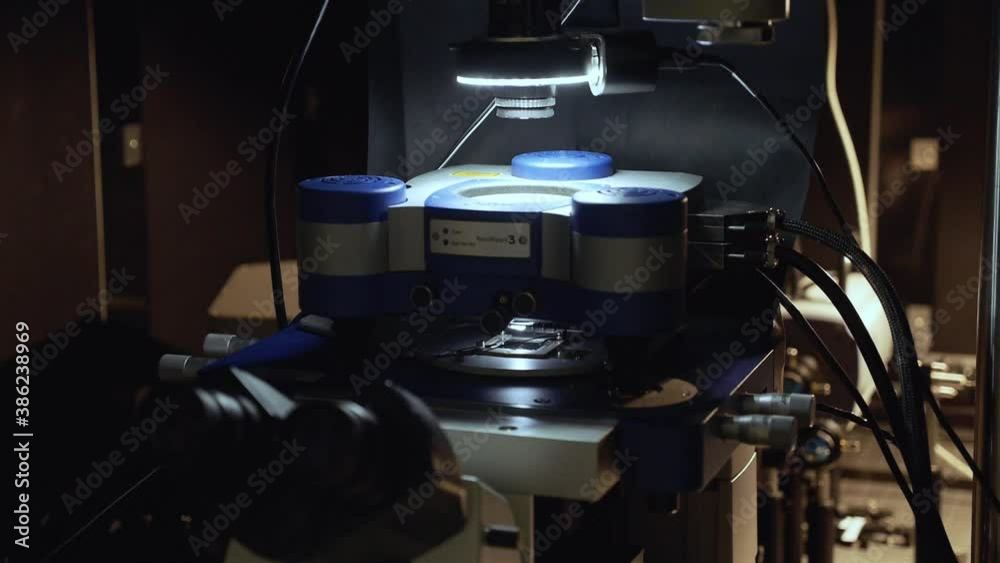 Atomic Force Microscope in Scientific Laboratory 2