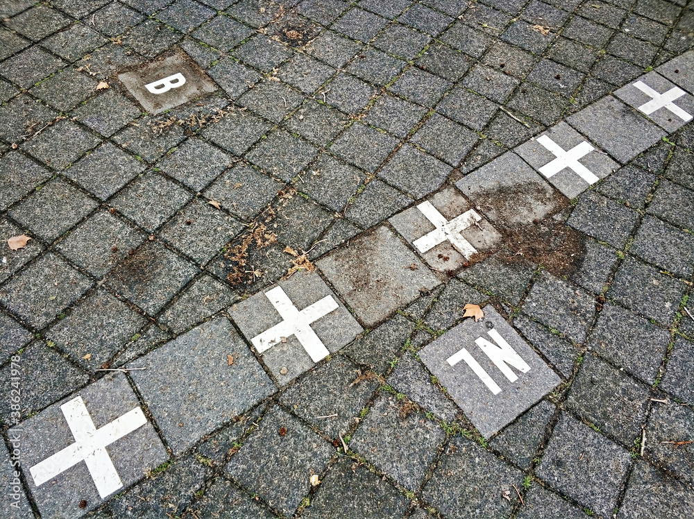 Baarle Hertog, Belgium and Baarle Nassau, the Netherlands October 10