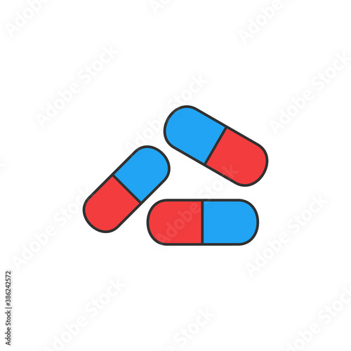 Drugs icon, pharmacy and me...