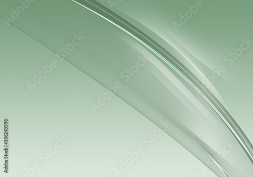 Abstract background waves. Celadon green abstract background for wallpaper oder business card