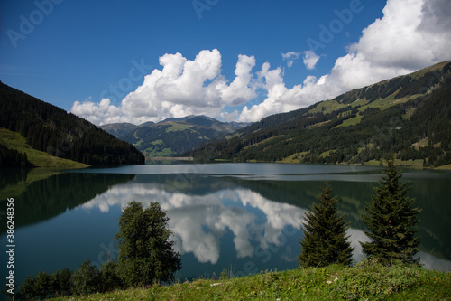 The Durlaßboden reservoir on a summer day © David