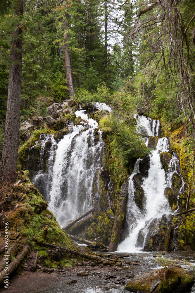 National Creek Falls in Southern Oregon Cascades National Creek Falls in Southern Oregon Cascades