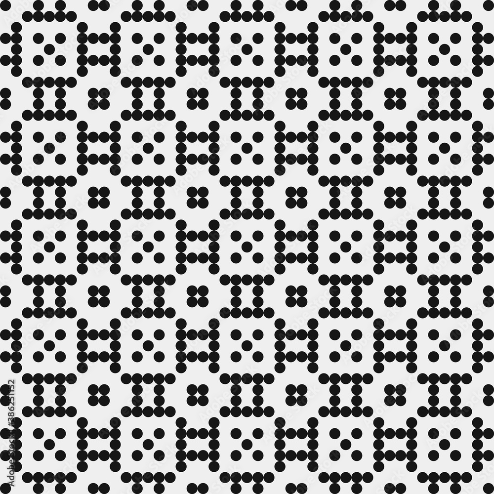 Abstract Cross Pattern Dots Logo generative computational art illustration Abstract Cross Pattern Dots Logo generative computational art illustration
