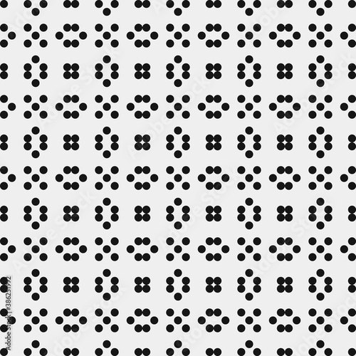 Abstract Cross Pattern Dots Logo generative computational art illustration