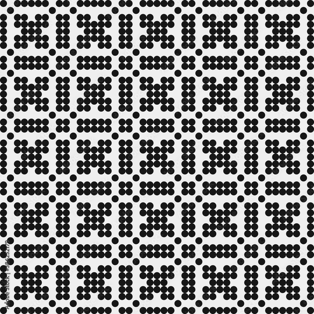 Abstract Cross Pattern Dots Logo generative computational art illustration Abstract Cross Pattern Dots Logo generative computational art illustration