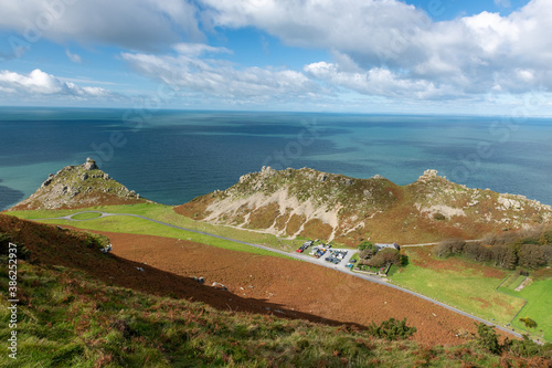 Landscape photo of the Valley Of The Rocks in Exmoor National Park photo