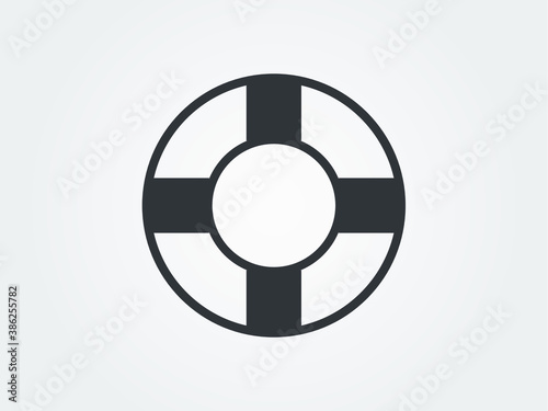 lifebuoy icon vector illustration eps10