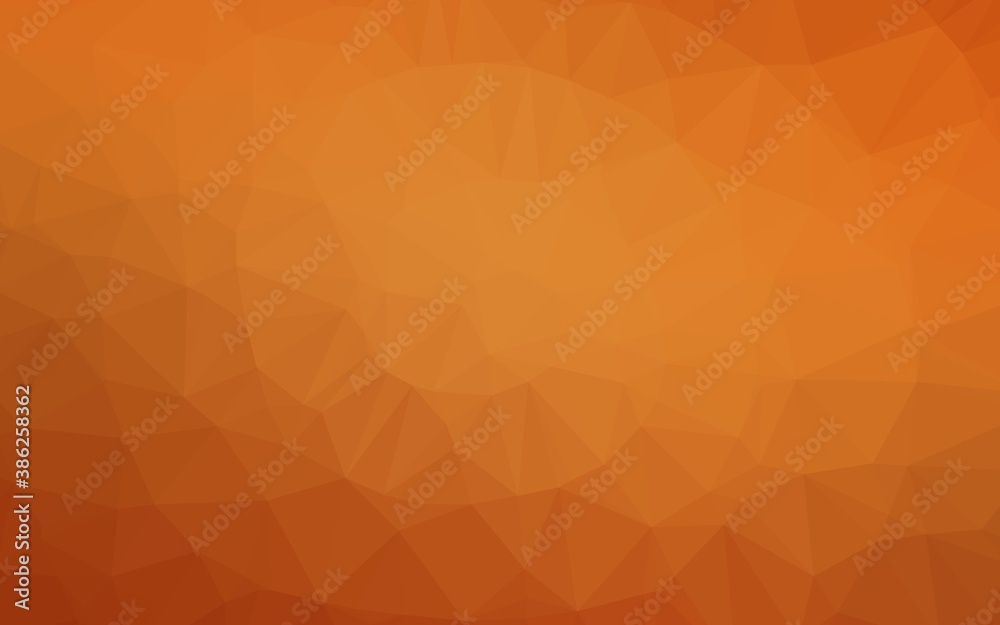 Light Orange vector abstract mosaic pattern. Light Orange vector abstract mosaic pattern.