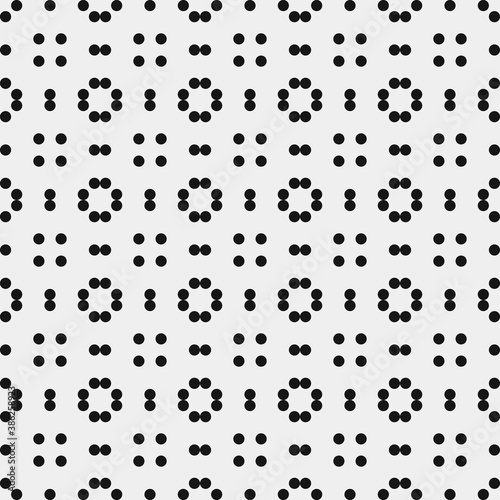 Abstract Cross Pattern Dots Logo generative computational art illustration