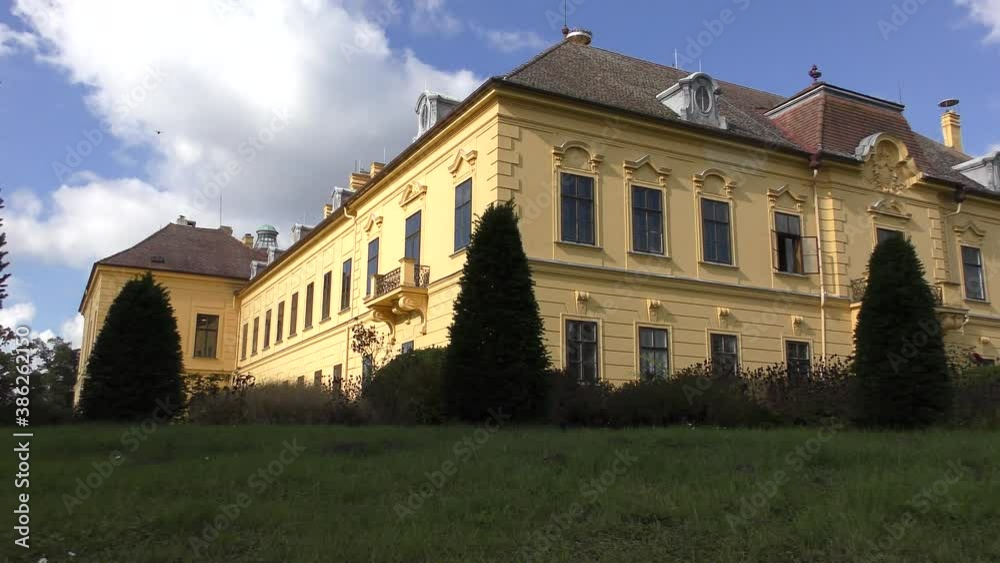 Impressions and Views of the Former imperial residence in Eckartsau town in Austria Impressions and Views of the Former imperial residence in Eckartsau town in Austria