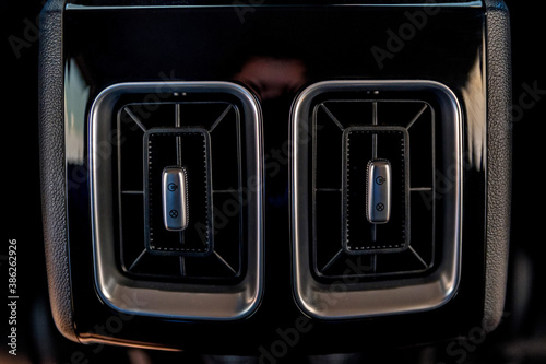 Air conditioner in a modern car close up © Yakov