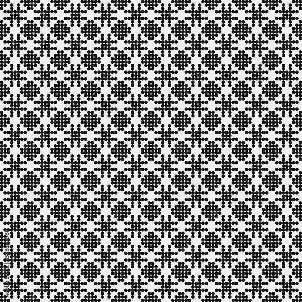 Abstract Cross Pattern Dots Logo generative computational art illustration Abstract Cross Pattern Dots Logo generative computational art illustration