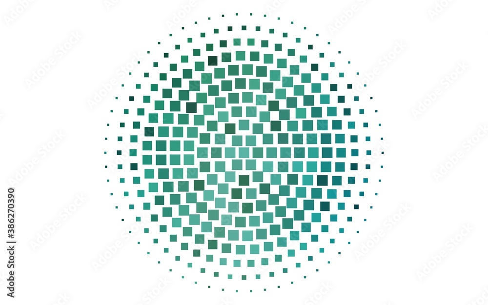 Light Blue, Green vector pattern in square style.