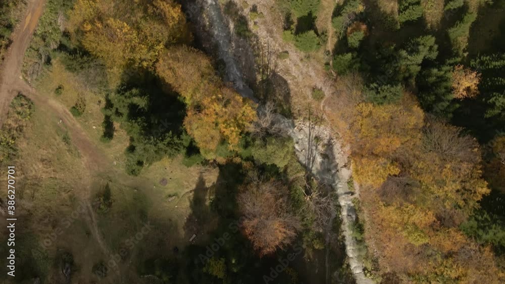 4k Mountain river landscape autumn day waterfall norway arial view beautiful nature 4k Mountain river landscape autumn day waterfall norway arial view beautiful nature