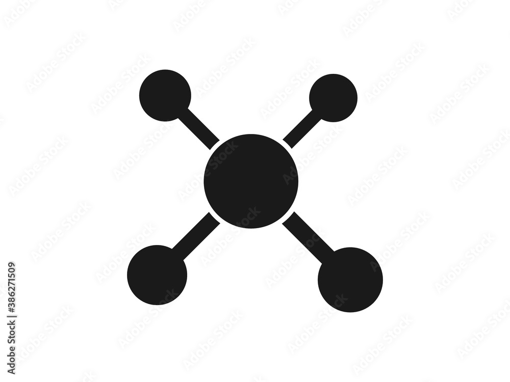 molecule vector icon, eps10 molecule vector icon, eps10
