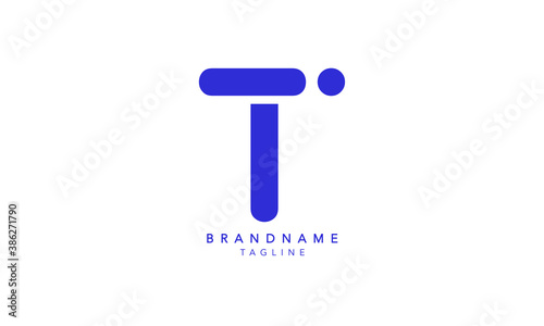 Alphabet letters Initials Monogram logo TI, IT, T and I