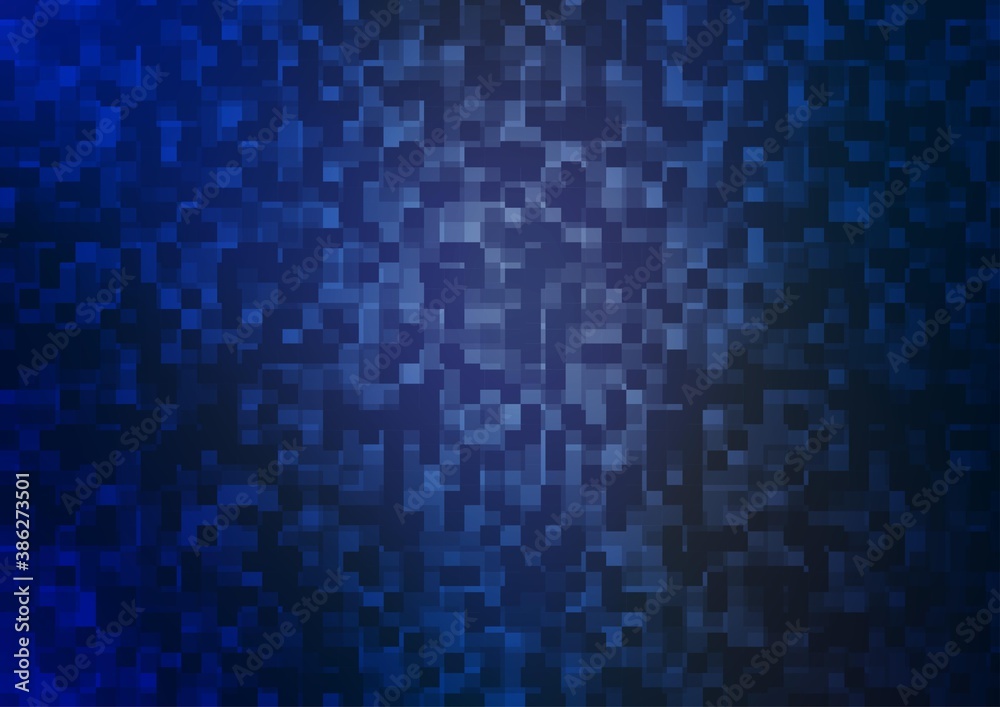 Light BLUE vector texture in rectangular style.