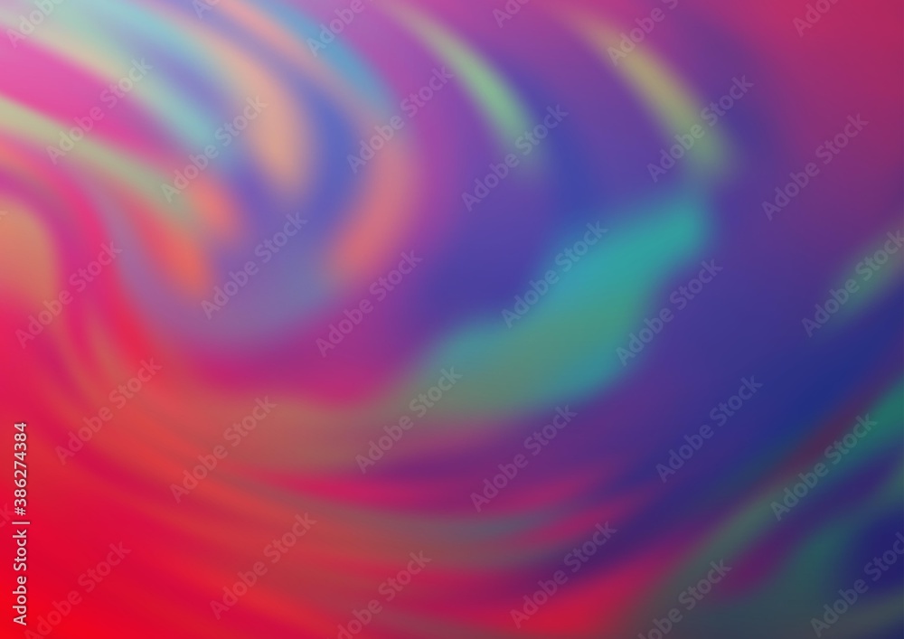 Light Blue, Red vector blurred bright background. Light Blue, Red vector blurred bright background.
