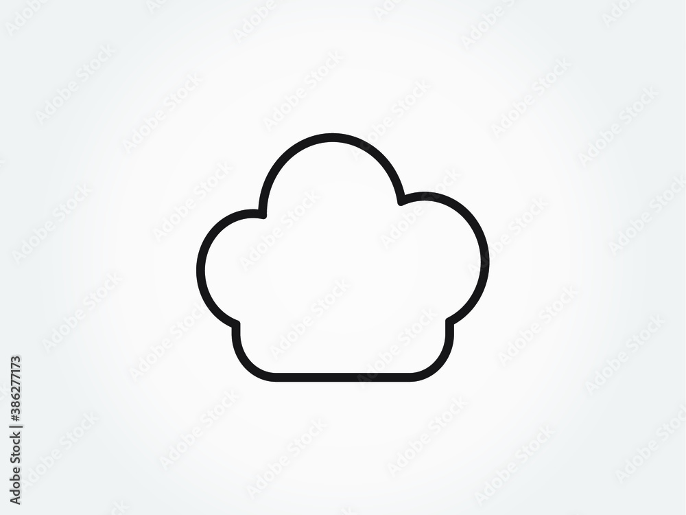 cap cook icon vector illustration EPS 10 cap cook icon vector illustration EPS 10