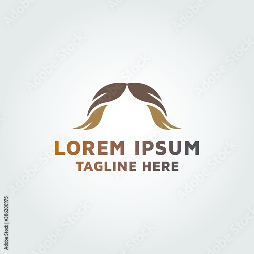 Girls hair image, wigs vector logo design idea and inspiration