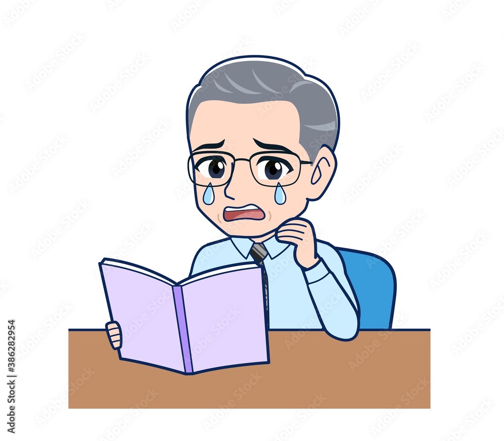 Office worker gentleman in a blue shirt Office worker gentleman in a blue shirt