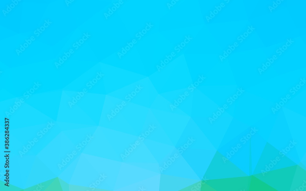 Light Blue, Green vector low poly layout. Light Blue, Green vector low poly layout.