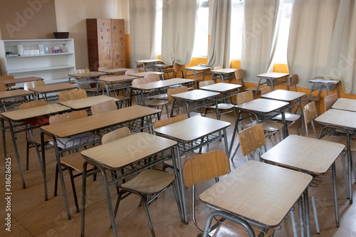 Sala de clases vacía