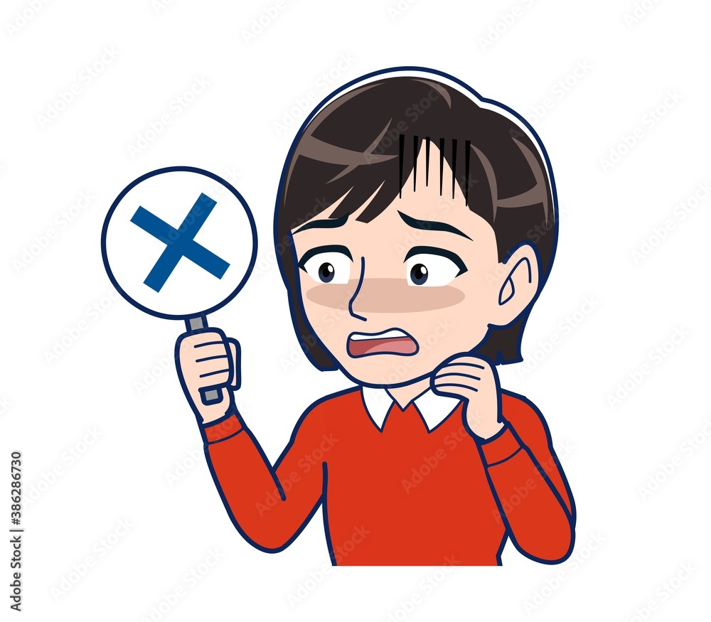 Beautiful woman dressed in red clothes