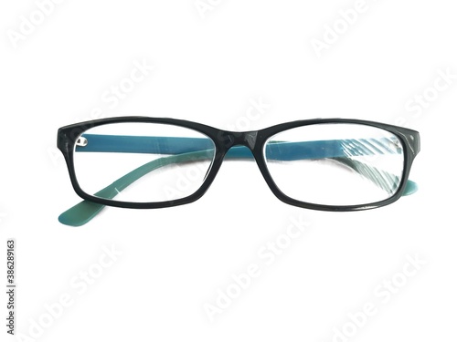 Image of glasses on a white background 