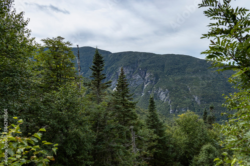 Cliffs form the northeastern side of Mount Mansfield and the western wall of Smuggler's Notch