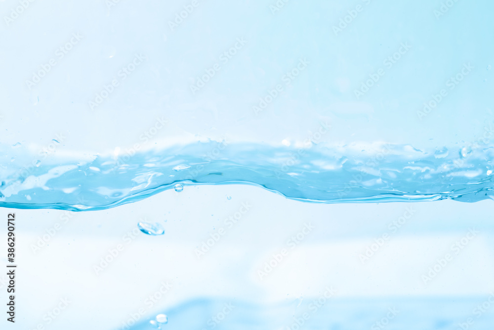 Water droplets moving in waves Water droplets moving in waves
