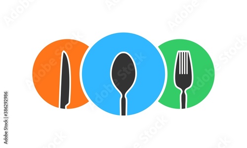 Food equipment for restaurant illustration vector design
