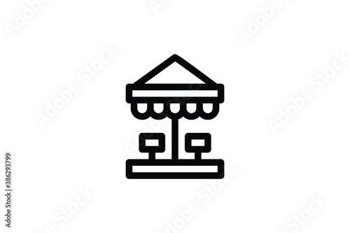 Carnival Outline Icon - Whirligig