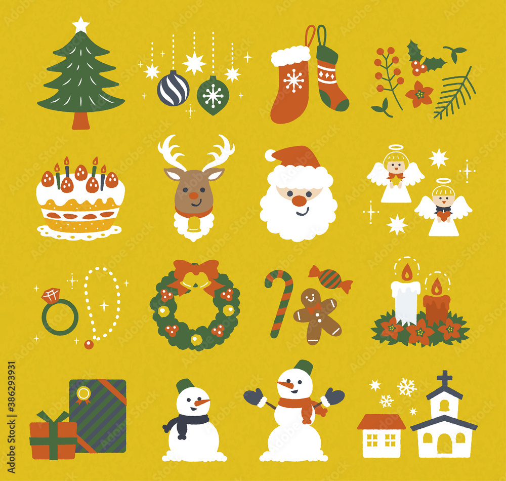 Fototapeta premium Christmas illustration