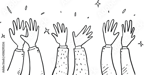 applause hand drawn