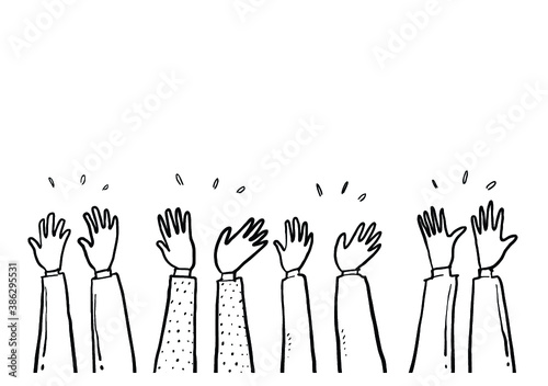 applause hand drawn