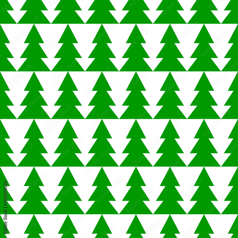 Obraz premium Christmas seamless pattern, Xmas poster design template, vector illustration 