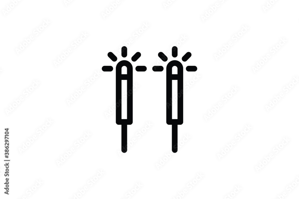 Carnival Outline Icon - Firecracker Carnival Outline Icon - Firecracker