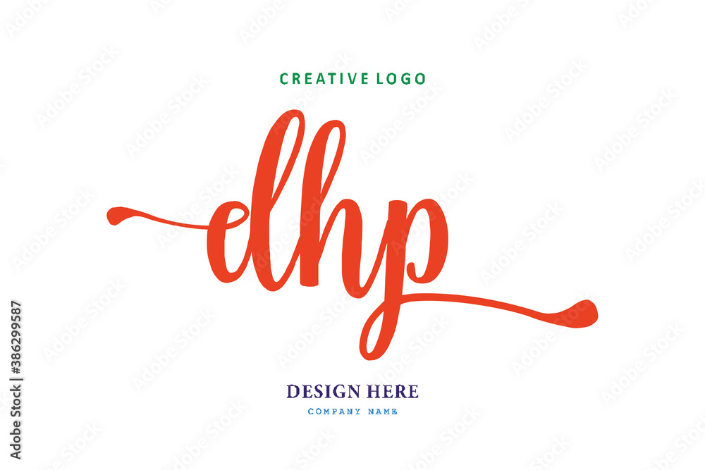 simple DHP lettering logo is easy to understand, simple and authoritative simple DHP lettering logo is easy to understand, simple and authoritative
