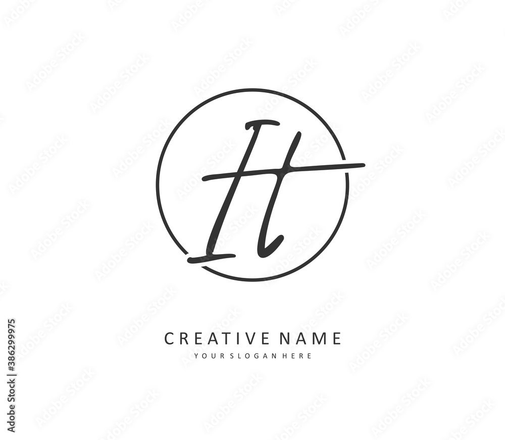 I T IT Initial letter handwriting and signature logo. A concept handwriting initial logo with template element. I T IT Initial letter handwriting and signature logo. A concept handwriting initial logo with template element.