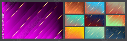 Abstract modern slice background with various modern gradient. Minimalist, suitable for wallpapers, banners, gaming, cards, book illustrations, landing pages, etc.