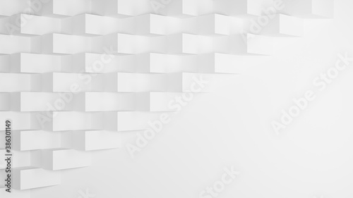 White and grey background Corporate technology modern design Pattern style geometric Abstract modern background used about technology or product presentation backdrop