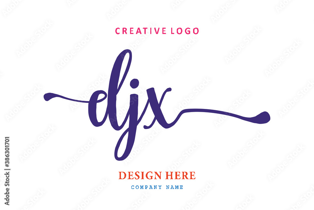 simple DJX lettering logo is easy to understand, simple and authoritative simple DJX lettering logo is easy to understand, simple and authoritative