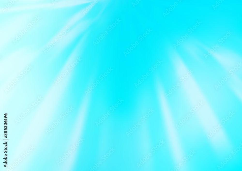 Light BLUE vector blurred shine abstract template. Light BLUE vector blurred shine abstract template.