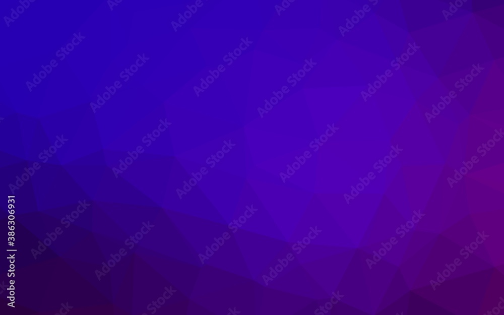 Light Purple vector abstract polygonal texture.