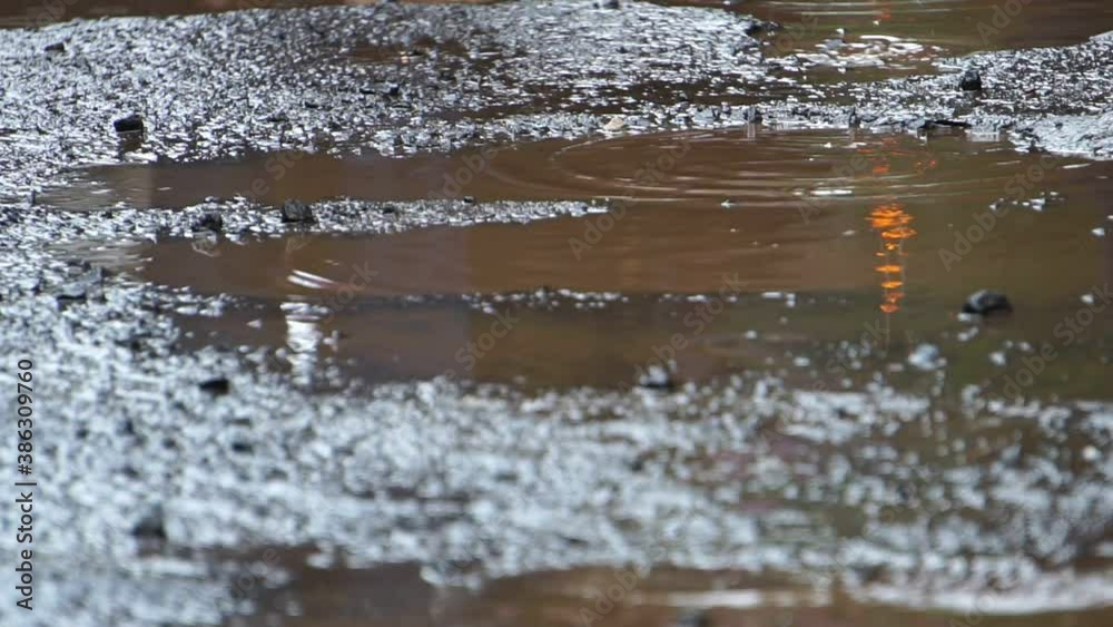 People are walking on roads that are flooded with heavy water People are walking on roads that are flooded with heavy water