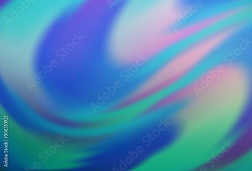 Light BLUE vector glossy abstract backdrop.