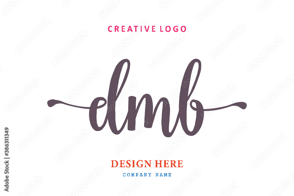 logo composition of the letter DMB is simple easy to understand, simple and authoritative logo composition of the letter DMB is simple easy to understand, simple and authoritative