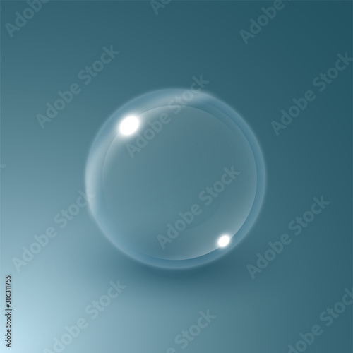 Soap water bubble