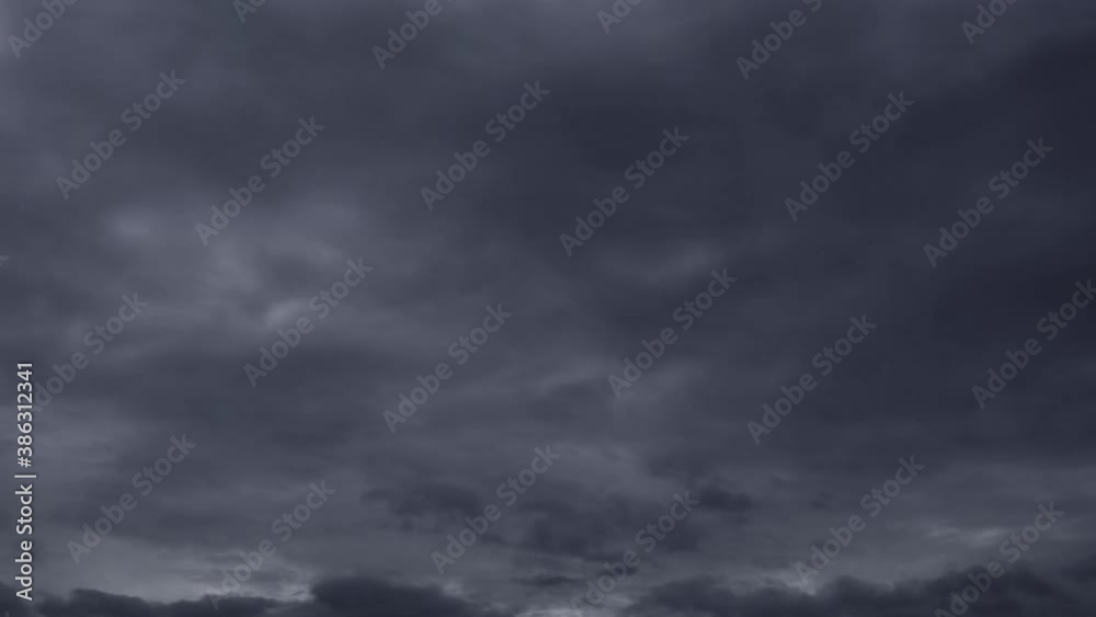 Time-lapse lightning strike during a thunderstorm in gray clouds. Time-lapse lightning strike during a thunderstorm in gray clouds.